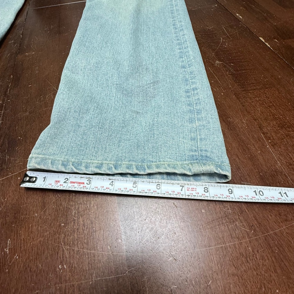 New Tecovas Slim Straight Jeans Men 40x32 Light Stone Wash Stretch Western Denim - Picture 13 of 13